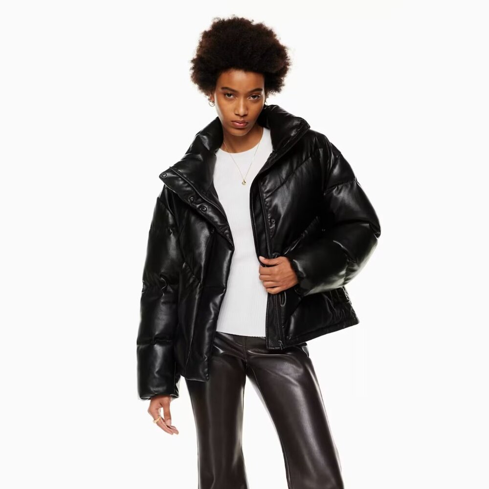 Wilfred The Cloud Puff Vegan Leather Puffer Jacket